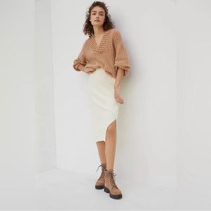 Maeve Desiree Knit Midi Skirt